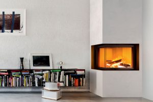 MCZ wood fireplace series Plasma 75 right/left Wood - immagine 3