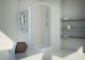 Forte corner PVC shower enclosure KAPPA series - Image 2