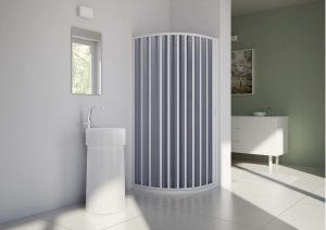 Box Doccia Forte angolare stondato in PVC serie SFERA e OMEGA