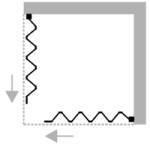 Forte corner PVC shower enclosure KAPPA series - Image 3