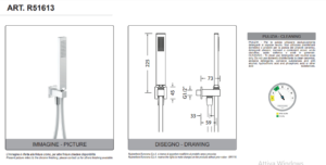 Rectangular shower kit by Eurorama - Image 2