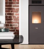 Cadel pellet stove series Maya Idro 16kW - Image 2