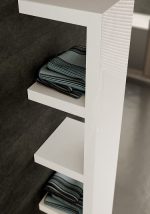 Radiatore di design IRSAP serie QUADRAQUA S bianco standard - immagine 2