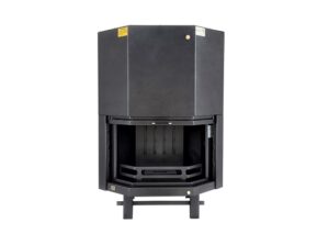 Termocamino a legna Eta Kamini a vaso aperto serie Prisma - immagine 2