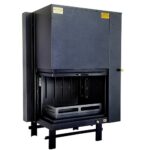 Termocamino a legna angolare Eta Kamini a vaso aperto serie PSA - immagine 2