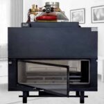 Termocamino a legna Eta Kamini serie Bifacciale PSU 16:9 Easy Fire - immagine 2