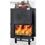 Termocamino a legna angolare Eta Kamini serie PSA Easy Fire - immagine 2