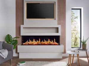 MaisonFire High Definition electric fireplace series Lhumi - immagine 3