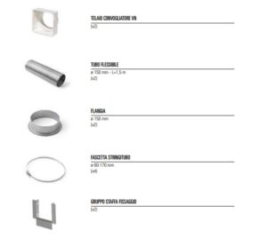 Kit Comfort Air MCZ Ventilazione Naturale Basic - immagine 2