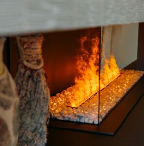 MaisonFire water electric fireplace series Elecharme Linear Angular