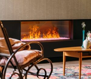 MaisonFire water electric fireplace series Elecharme Linear Front - immagine 2