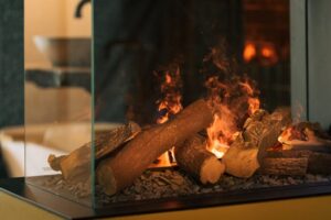 Camino elettrico ad acqua MaisonFire serie Elecharme Mood Tunnel - immagine 5