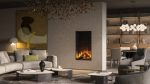 Camino elettrico a LED MaisonFire serie Alisa Verticale - immagine 4