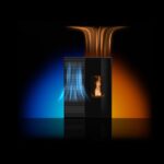 MCZ pellet stove Eiko 365 XUP: cool in summer, warm in winter