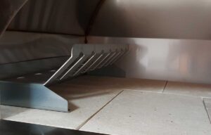 Outdoor wood-fired oven with cart Campagnolo series by Rossofuoco - Image 3