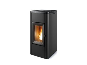 Stufa a pellet MCZ serie Ghea Air 6kW in Dark Metal
