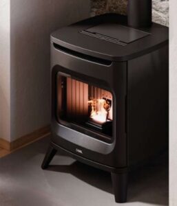 Stufa a legna Cadel serie Hublot Wood Air 8kW - immagine 4