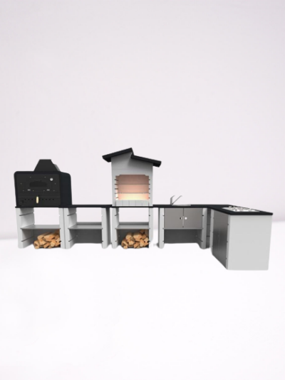 Cucina barbecue componibile Sarom Fuoco Isabella | Grim Network