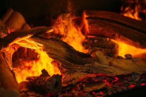 Camino elettrico ad acqua MaisonFire serie Elecharme Linear Angolare - immagine 2