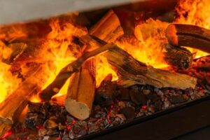 Camino elettrico ad acqua MaisonFire serie Elecharme Linear Angolare - immagine 8