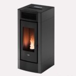 Cadel pellet stove series Cristal 9kW Airtech