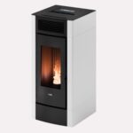 Stufa a pellet Cadel serie Cristal 9kW Air