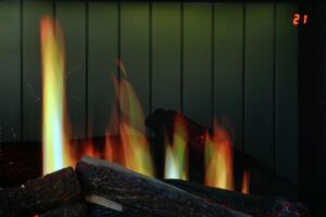 Camino elettrico ad alta definizione MaisonFire serie Encanto 70 - immagine 4