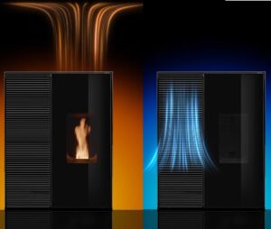 Stufa a pellet MCZ Eiko 365 UP: fresco d'estate, caldo d'inverno - immagine 4